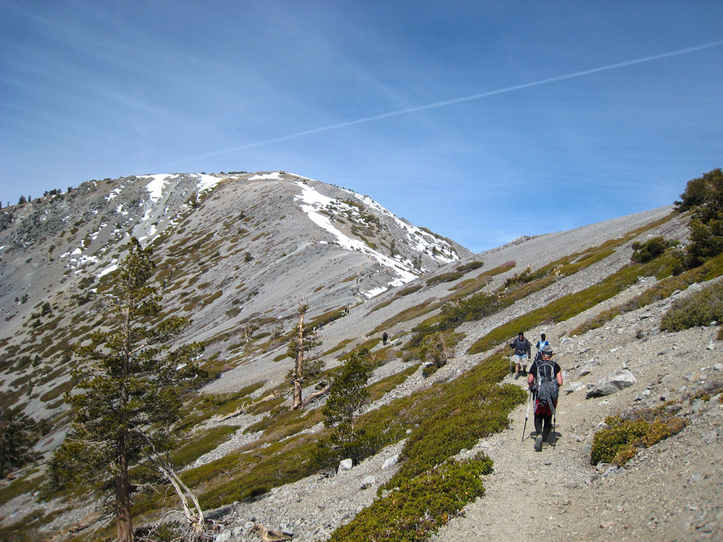 Almost to Camp 4, with the top in site, and your last steep climb.