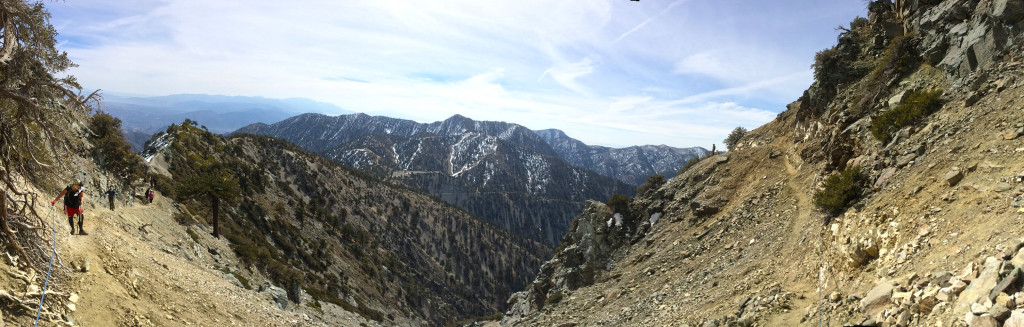 The rope section of  "Devils Backbone"