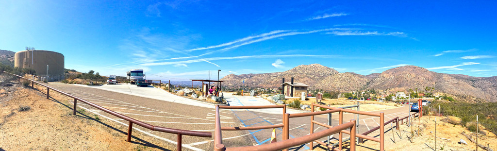 The Cedar Creek Falls Trailhead near Ramona