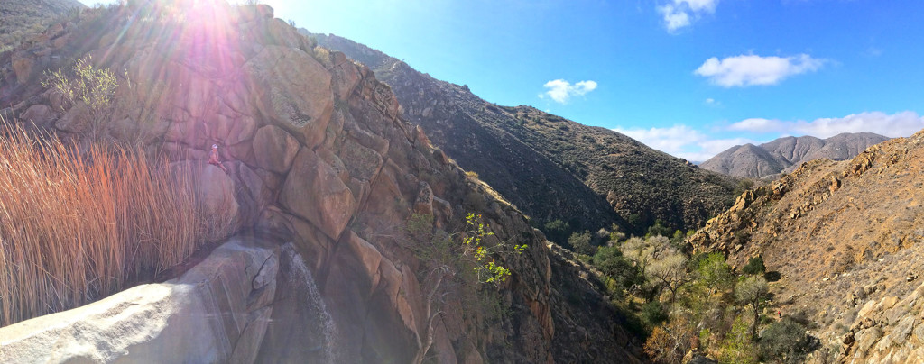 A nice place to relax at the top of Cedar Creek Falls