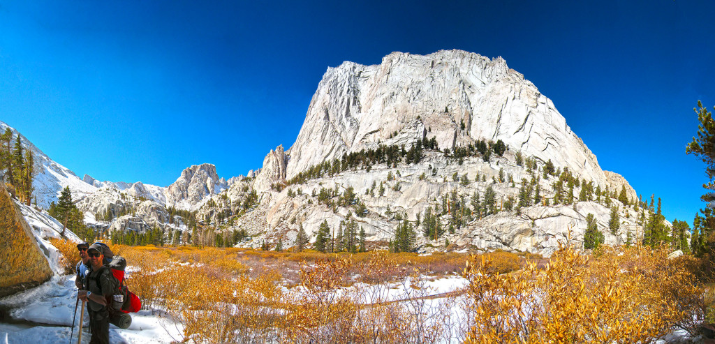 The long valley with a meadow and stream running through it. Outpost Camp is at the far end of the valley before you start heading up again. 