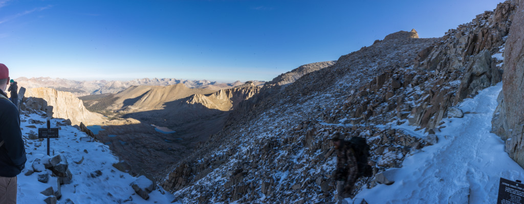 Someone coming up the John Muir Trail from Sequoia on the backside