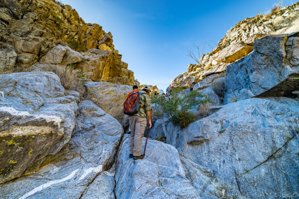 Time for some more climbing. 1st waterfall area after large rock