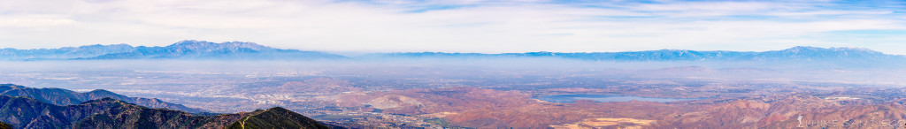 Looking out east at the Inland Empire