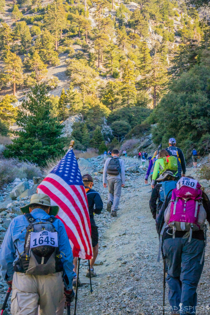 Heading up the first leg burner of a hill as we start the "Climb for Heroes".