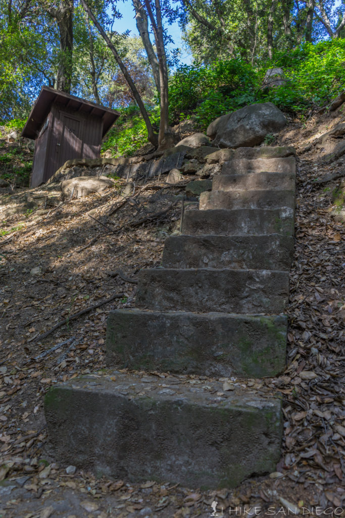 Each of the cabins you see along the way has its own outhouse to go along with it.