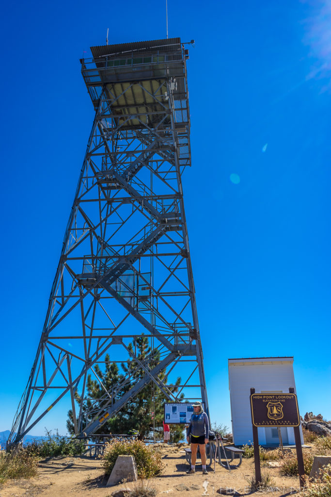 The fire tower at High Point on Palomar Mountain