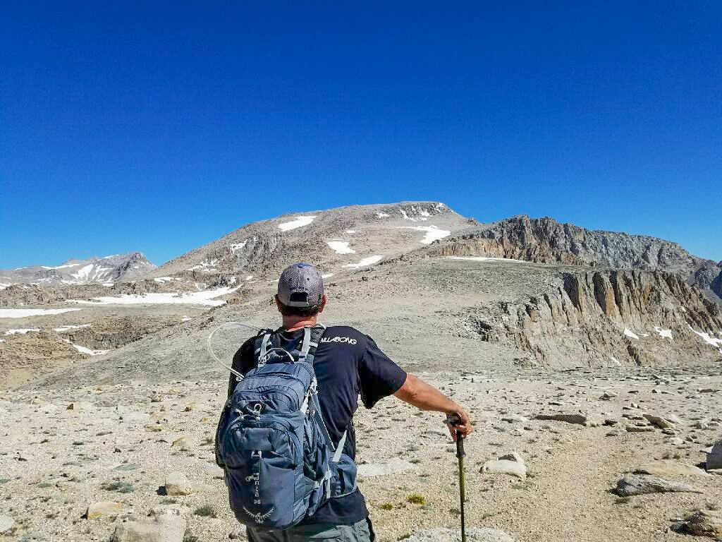 Looking towards Mt Langley from the top of New Army Pass