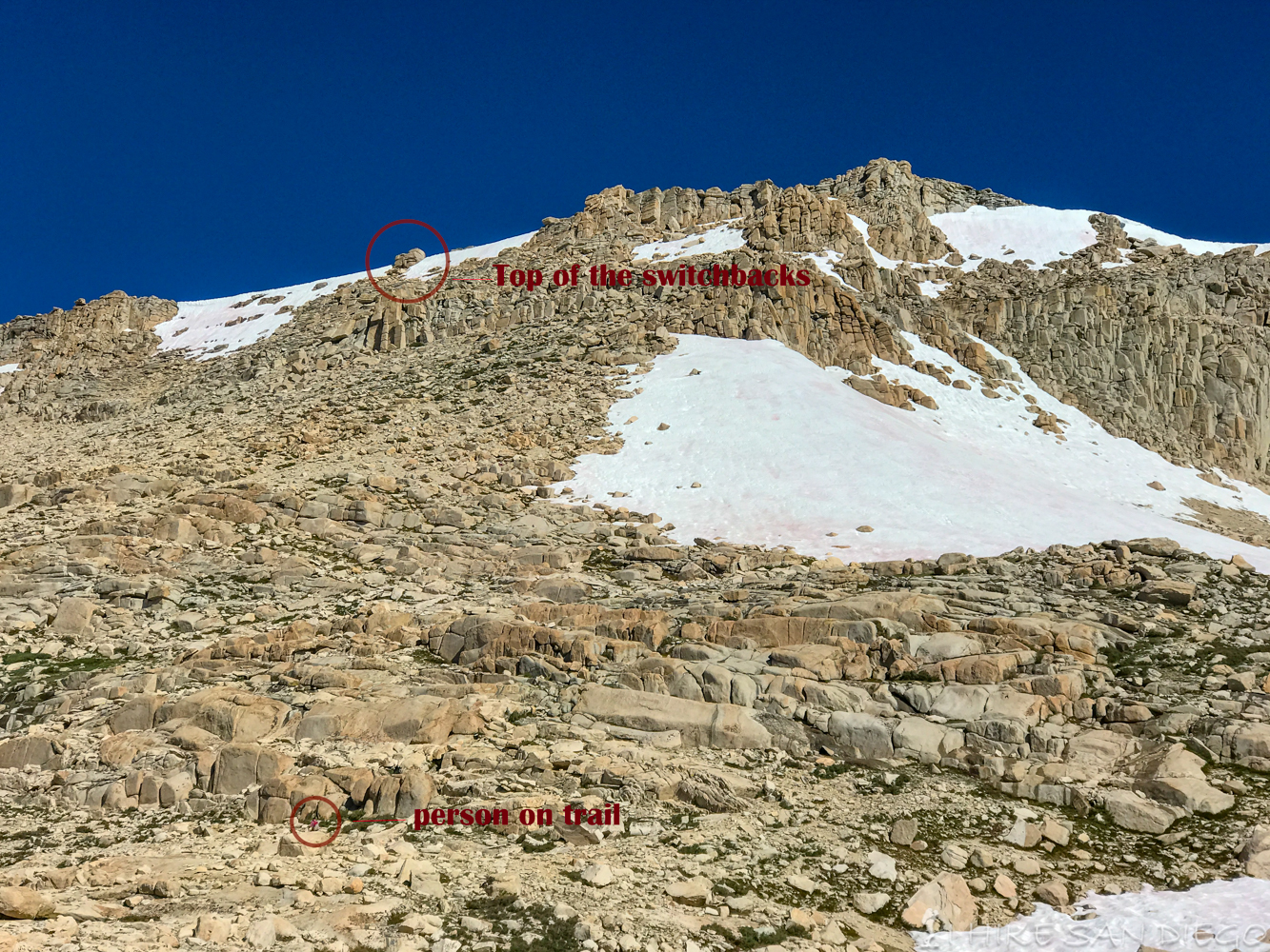 Starting up the switchbacks on New Army Pass