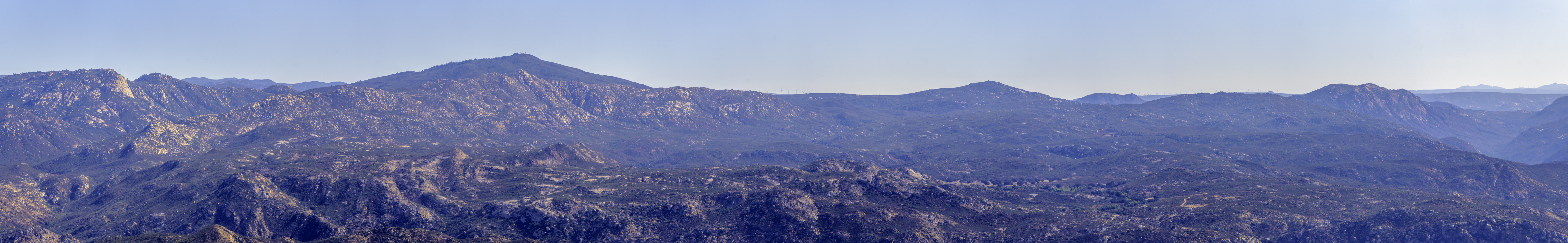 Looking towards Corte Madera and Plyes Peak towards the left, while Morena Butte is towards the far right. 