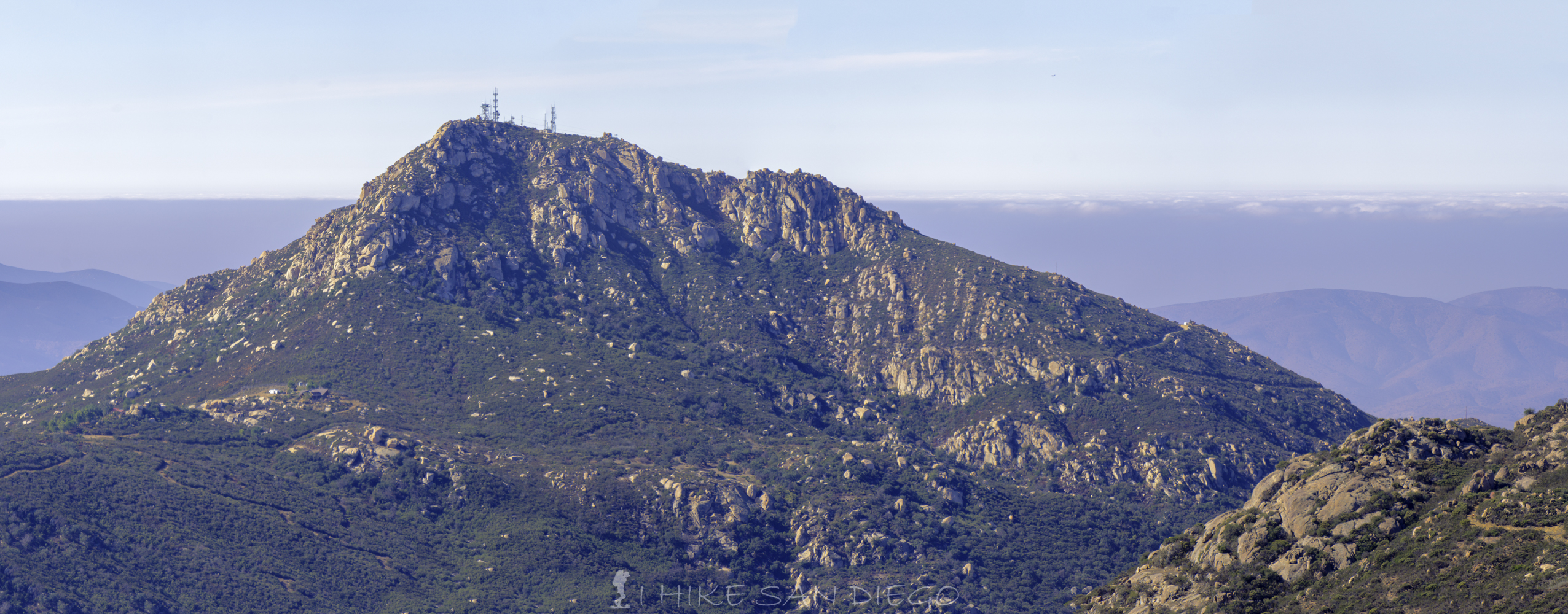 Looking towards Lyons Peak, the tempting hike that is off limits.