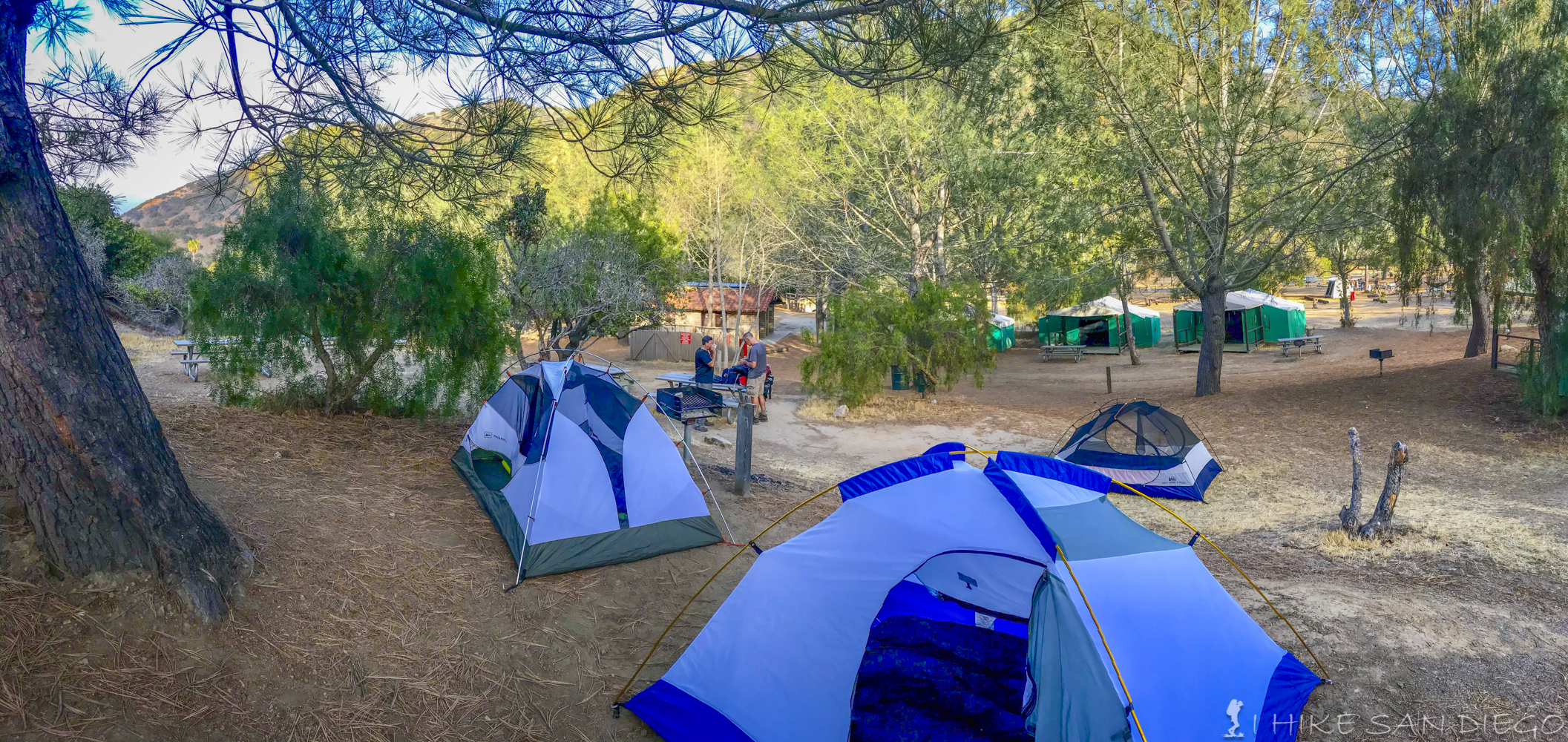 Tent Sites 13 and 14 at Hermit Gulch Campgrounds