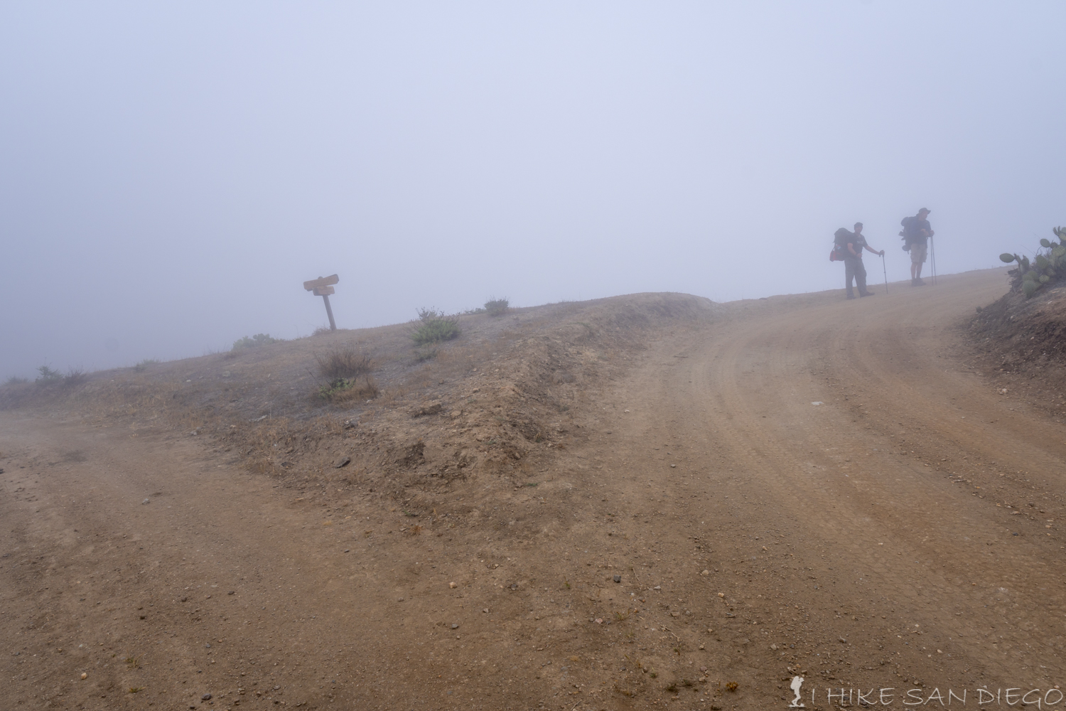 Take the right fork of the road as you head out of the Black Jack Campgrounds