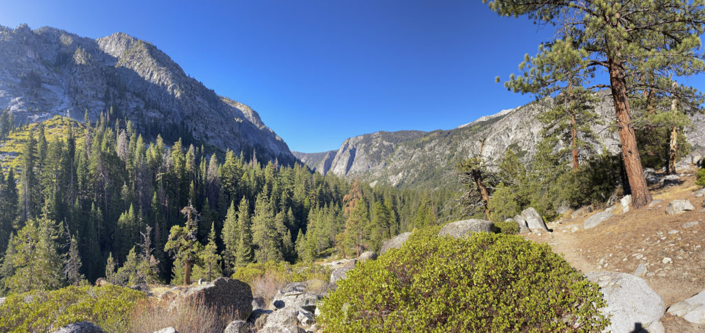 Looking back towards Upper Paradise Valley along Woods Creek