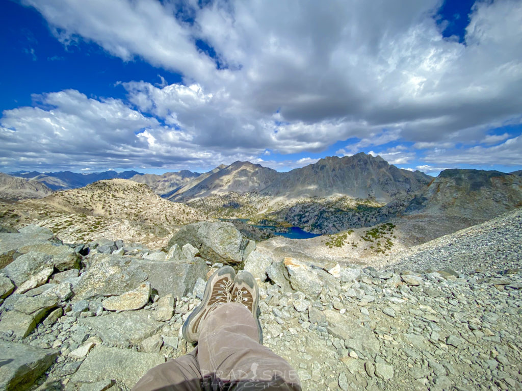 Relaxing on the trail