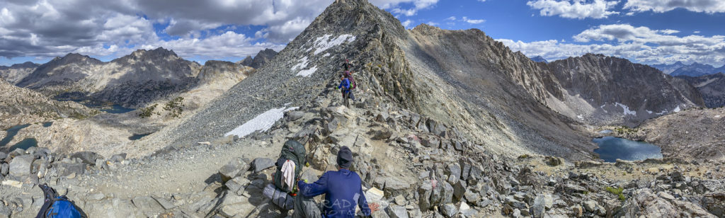 Pano of top of Glen Pass