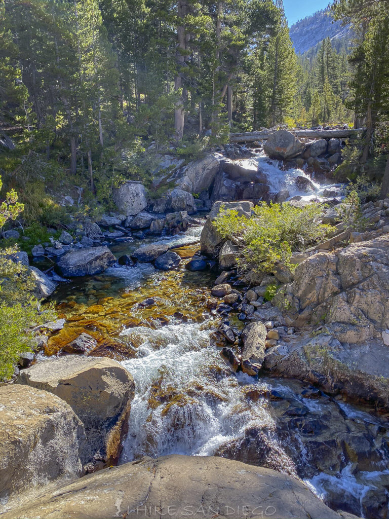 One of the many beautiful waterfalls on Bubbs Creek