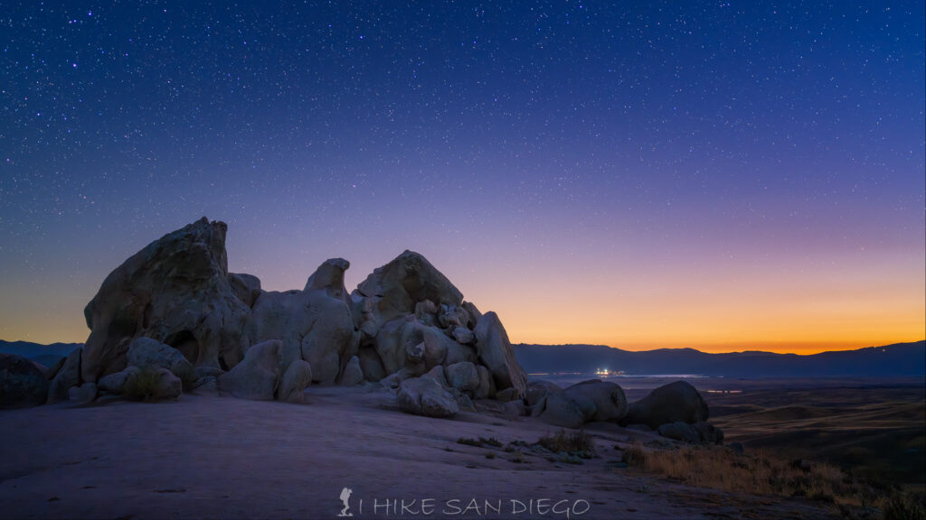 Eagle Rock at twilight